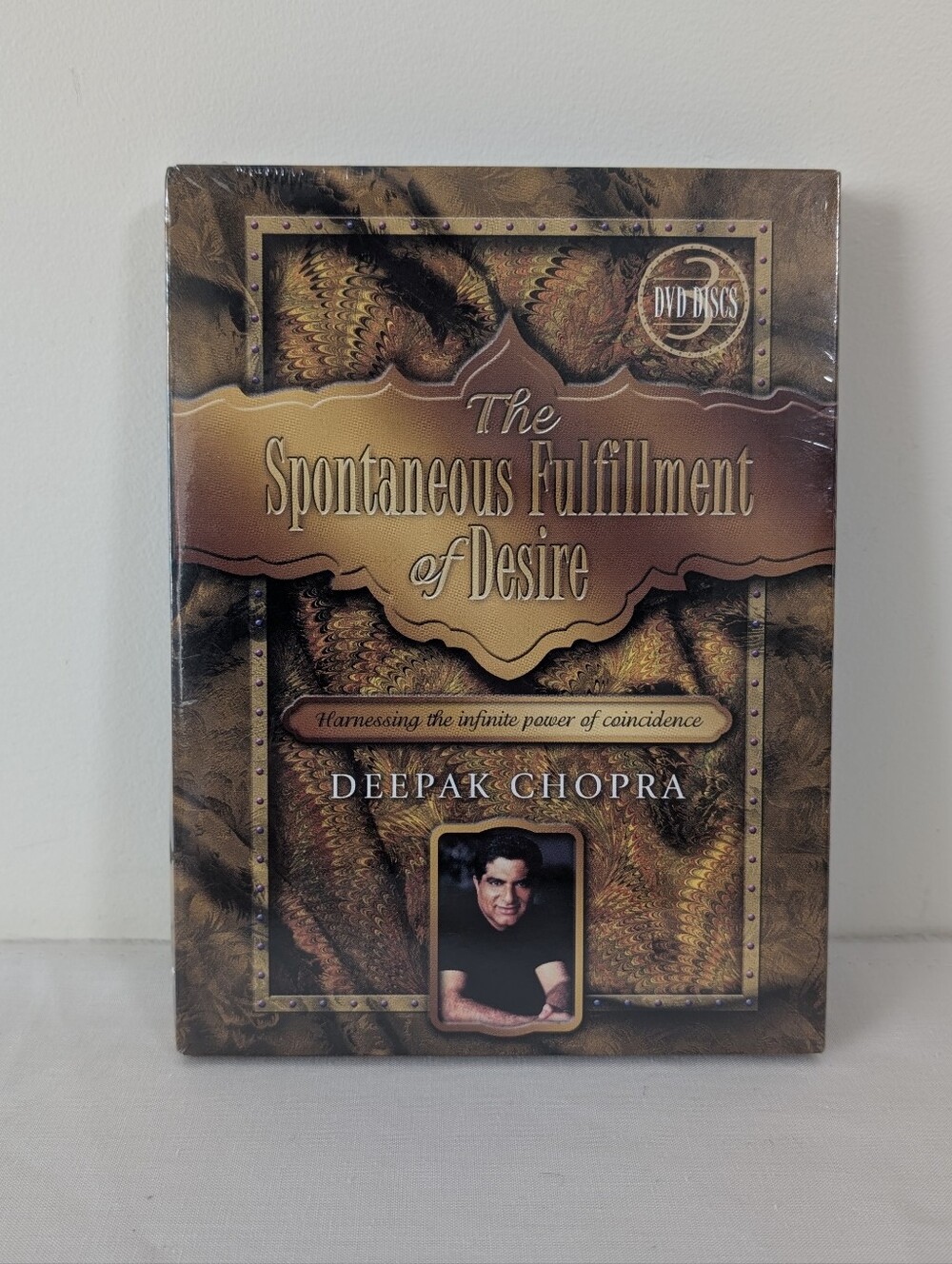 Deepak Chopra Spontaneous Fulfillment Of Desire DVD 2003 3-Disc Set NTSC 0 NEW